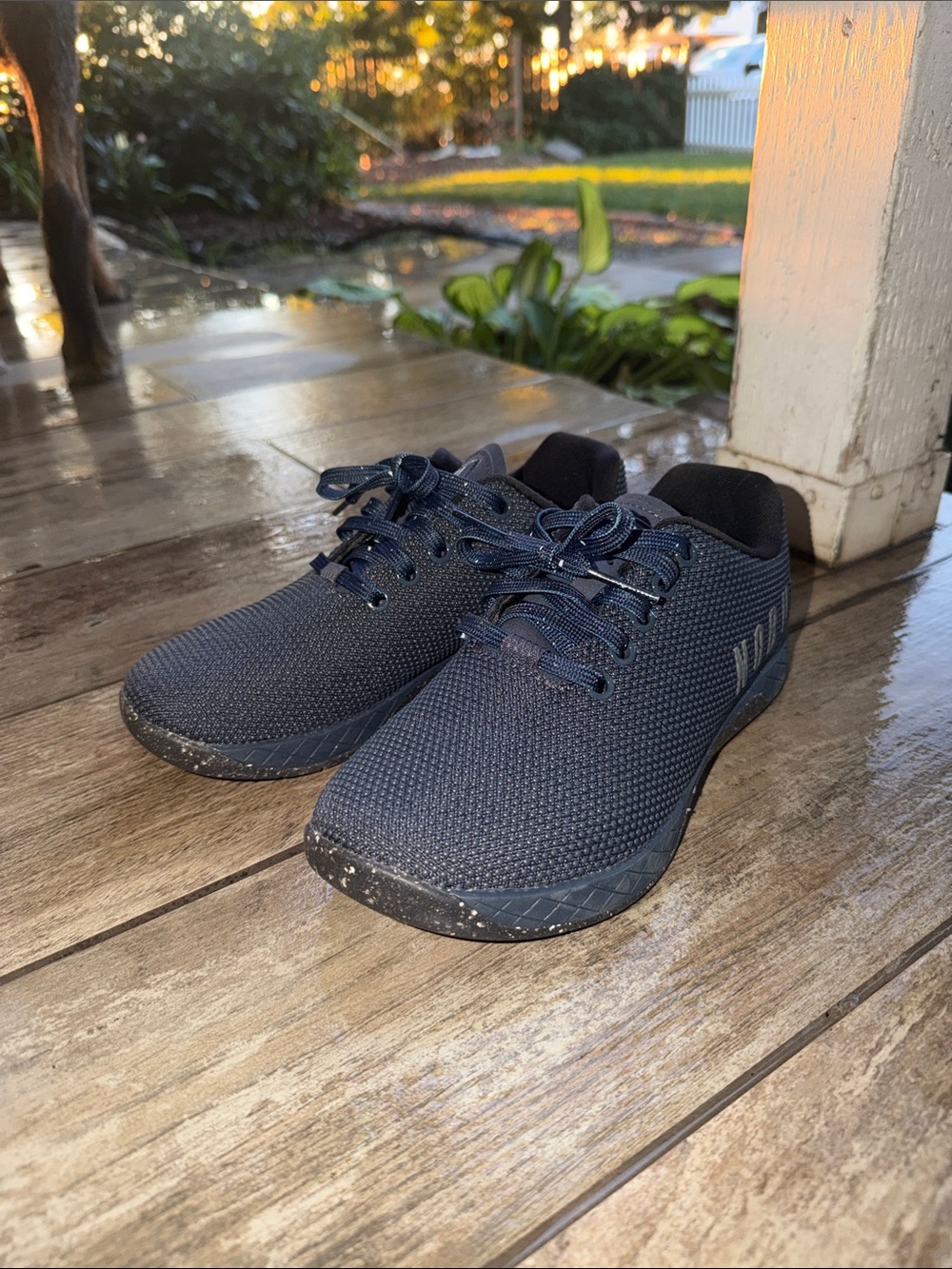 NOBULL Women's Navy Knit Training Shoes